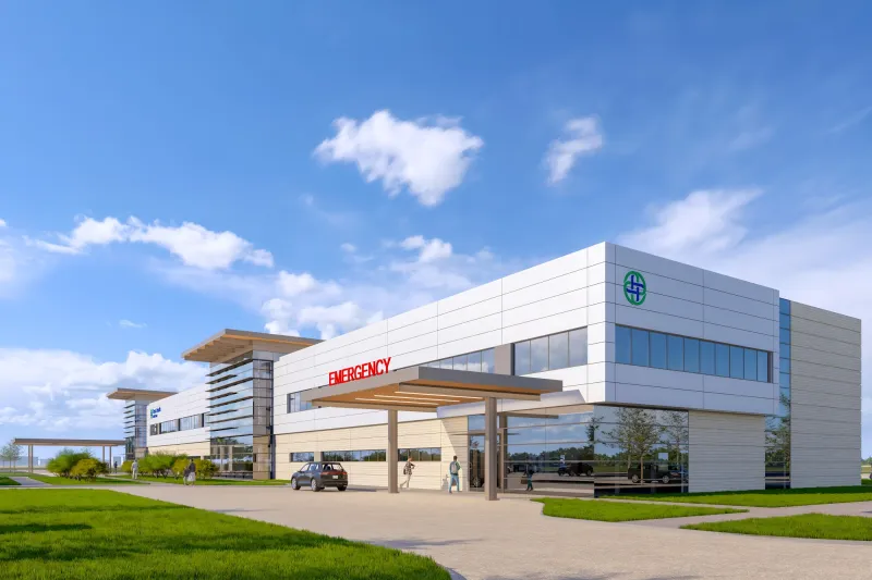 Rendering of Texas Health Midlothian